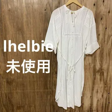 [ 3026번 ] lhelbie 셔츠 원피스 미사용 화이트 M 봄/여름