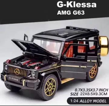 새상품 벤츠 AMG G63 미니카 아연 합금 자동차, 1:24