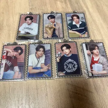 ENHYPEN 세가 럭키 쿠지 아크릴 우표풍 키체인