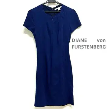 DIANE von FURSTENBERG 네이비 원피스 S 다이앤