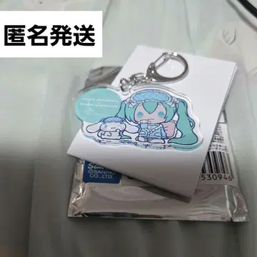 산리오 피아프로 하츠네 미쿠 시나몬 아크릴 키링 로프트 POPUP