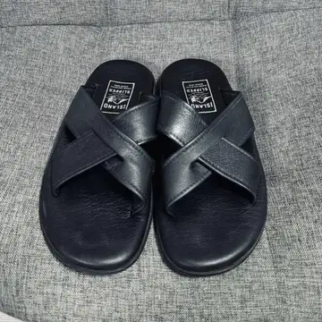 ISLAND SLIPPER 가죽 BLACK 28CM 가죽