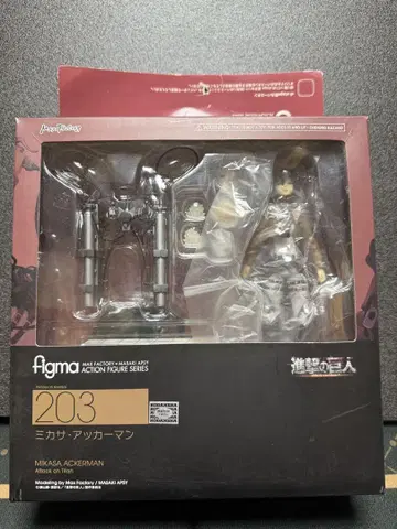 figma 진격의 거인 203 미카사 피규어 제일복권 리바이