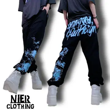 NieR BLUE x BLACK SWEATPANTS [피안화]