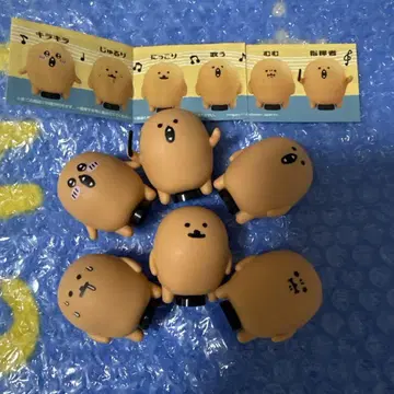 농담곰 두더지 고로케 나란히. 컴플리트 6종류 피규어