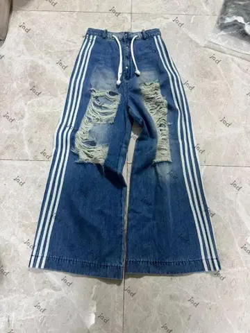 YORI SPORT 요리 스포츠 5 STRIPE DENIM BLUE 30