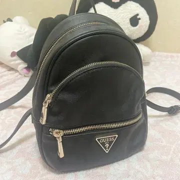 GUESS 블랙 백팩 백팩