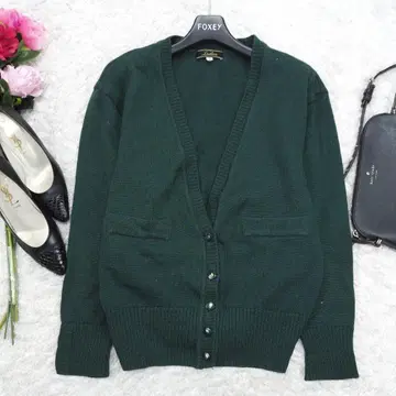 G7347*leilian 레리안 니트 가디건 그린 9