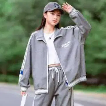그레이 스포츠 자켓 프리 사이즈