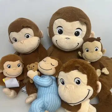 오자루의 조지 봉제 인형 6개 세트