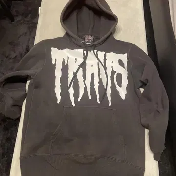 TRAVIS 다크 그레이 후드티 S 사이즈