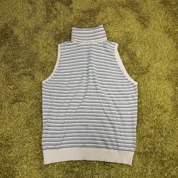 JOHN SMEDLEY 보더 슬리브리스 니트 S