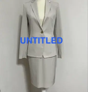 UNTITLED 언타이틀 비즈니스 정장 화이트 계열 M