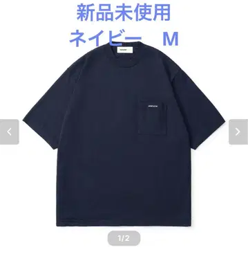 everyone pocket 티셔츠 네이비 M 사이즈