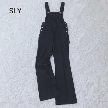 SLY 오버롤 블랙 사이즈 0 캐주얼 살로펫