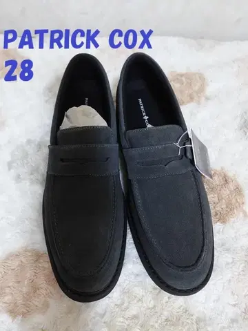 새상품 택 포함 PATRICK COX 스웨이드 가죽 남성용 로퍼 28
