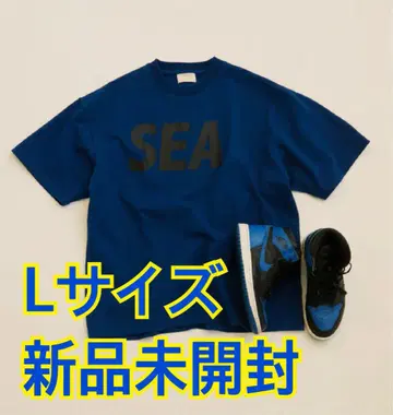 WIND AND SEA S/S Tee - BLUE / L 미개봉 새상품