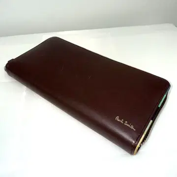 새상품급 Paul Smith 폴스미스 장지갑 라운드 지퍼 브라운