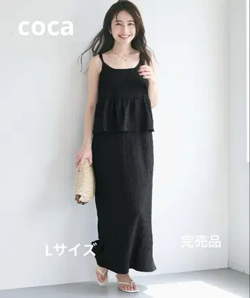 coca 페플럼 원피스 L 사이즈 완판템