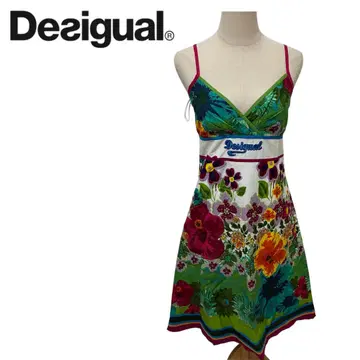 Desigual 플로럴 프린트 원피스 캐미 원피스 미사용 새상품 택 포함