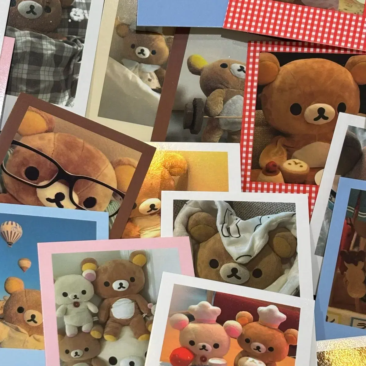 Rilakkuma Polaroid (20 sheets) Rilakkuma sticker Rilakkuma goods San-X Sanrio poca