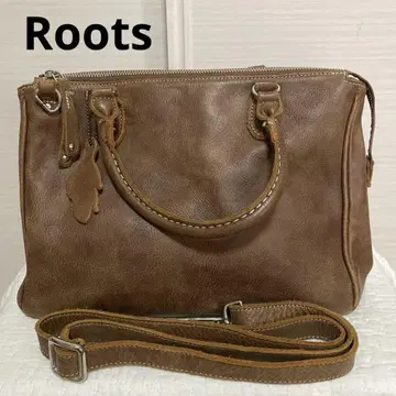 Roots 루츠 크로스 바디백 숄더 벨트 포함 천연 가죽