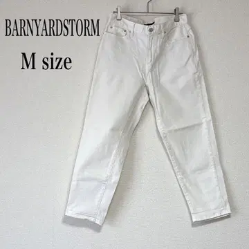 [익명 배송] BARNYARDSTORM 밴야드 스톰 화이트 데님 M