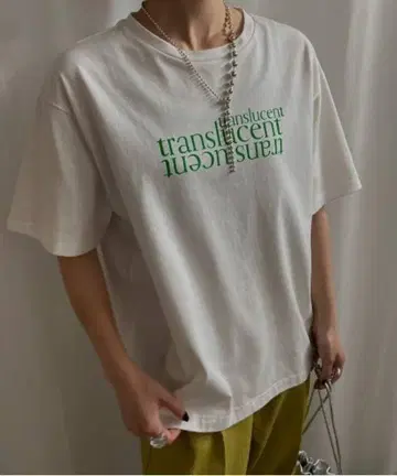[새상품급] Ameri MEDI TRANSLUCENT BIG TEE