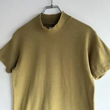 ANATOMICA 아나토미카 모크넥 스트레치 플라이스 T셔츠