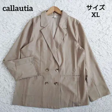 빅 사이즈 callautia 테일러드 자켓 더블 네이비 XL