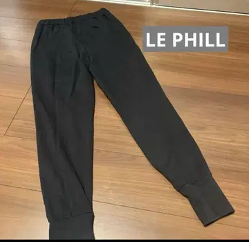 정가 17600엔 LE PHILL 테크 우븐 팬츠 사이즈 0 블랙