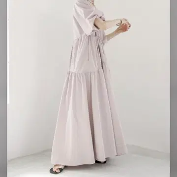 mystic 드로스트 개더 원피스