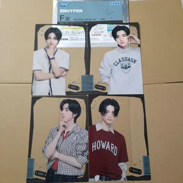 ENHYPEN 세가 럭키 쿠지 F상 클리어 빅 카드