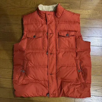 TOMMY HILFIGER 오렌지 다운 베스트 M