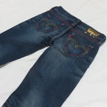 리바이스 스트레치 청바지 여성용 28 허리 약 66cm