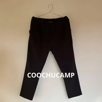 COOCHUCAMP 스트레치 슬림 테이퍼드 이지 크롭 팬츠 M