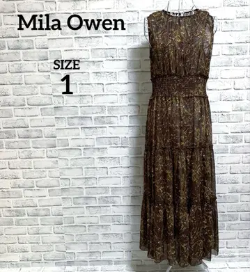 [Mila Owen] 허리 셔링 꽃무늬 원피스 이너 결품