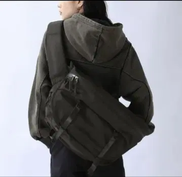 지나시스 발수 로고 메신저 백 JEANASIS BAG