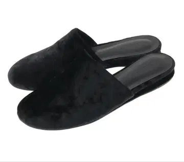 CLANE VELOUR FLAT MULES 25aw 블랙 미사용