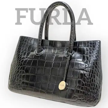 [훌라] FURLA 악어 엠보싱 핸드백 A4 출퇴근 백 토트