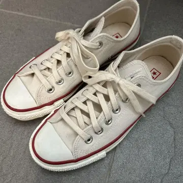ALL STAR 아이보리 로우컷 스니커즈