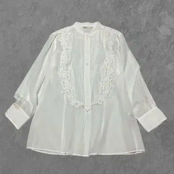 SCERVINO Sweet 레이스 장식 블라우스 풀오버 긴팔 44
