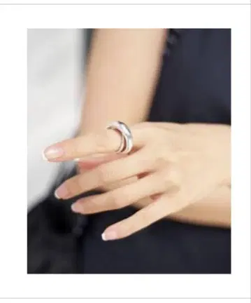 Deuxieme Classe LAVER DOUBLE RING SILVER