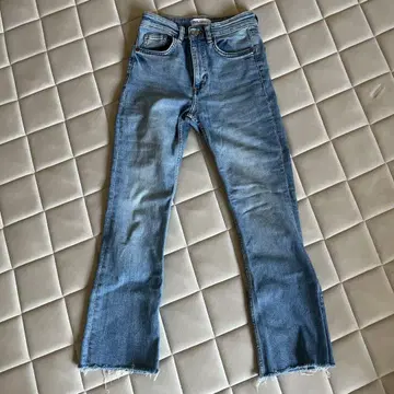 ZARA 부츠컷 데님 라이트 블루