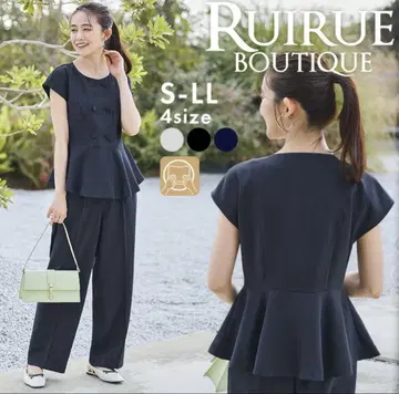 RUIRUE BOUTIQUE 프렌치 시크 팬츠 셋업
