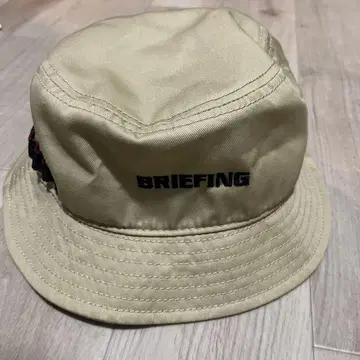 BRIEFING 버킷햇 베이지 새상품급