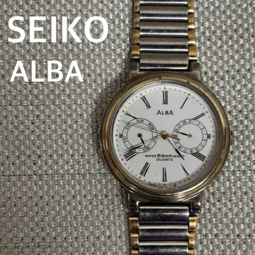 작동품 세이코 알바 SEIKO ALBA V336-7030 손목시계 R