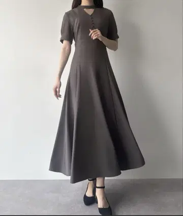 초커 디자인 조젯 플레어 원피스 (오자키 마이, 오자키 마이, 마이마이)