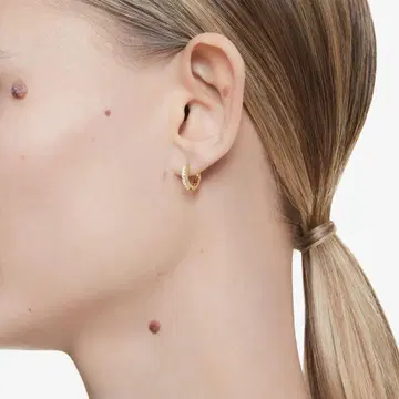Swarovski Matrix 후프 귀걸이