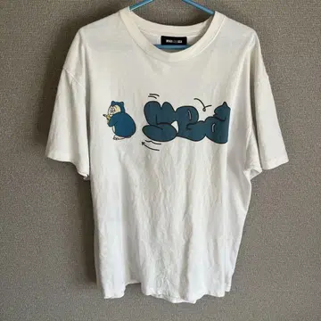 WIND AND SEA 포켓몬 카비곤 콜라보 티셔츠 화이트 L
